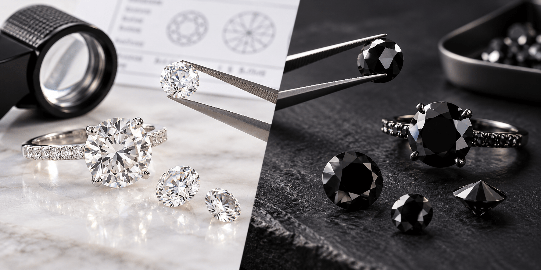 Before You Buy: Grading and Treatment Decide Black vs White Diamonds Before You Buy: Grading and Treatment Decide Black vs White Diamonds
