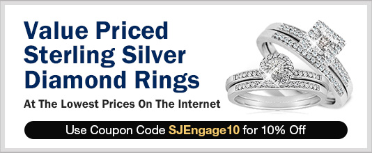 Sterling Silver Engagement Rings