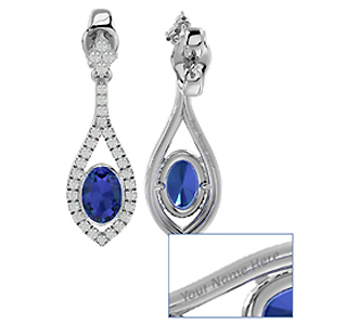 Personalize Your Tanzanite Earrings
