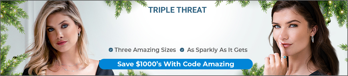 Triple Threat Best Diamond Hoop Earrings! Three Amazing Sizes As Sparkly As It Gets Perfect For Christmas Shop Now Save $1000s With Code Amazing