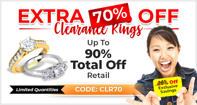 70% Off Clearance Prices - Biggest SuperJeweler Discount EVER! - CODE: CLR70