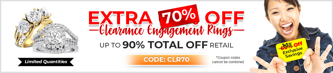 Clearance Engagement Rings | SuperJeweler
