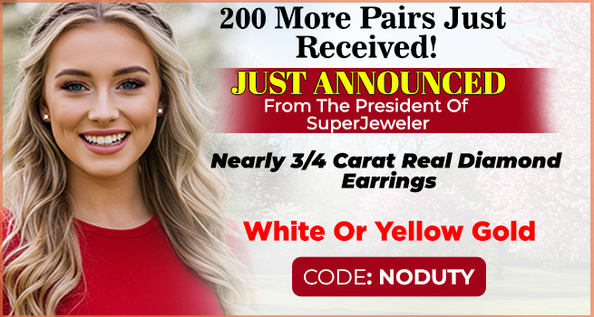 New First Time Offer. Nearlly 3/4 Carat Diamonds @@ Same Price As 1/2 Carat. Save $600