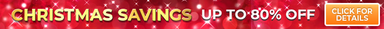 Christmas Savings - Up to 80% savings before prices go up - Guaranteed Christmas delivery - Code: SaveBig - Shop Now!