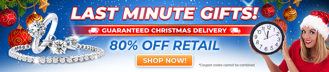 Last Minute Gifts! - Guaranteed Christmas Delivery - 80% Off Retail - Code: SaveBig - Shop Now!