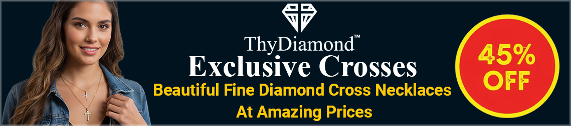 45% OFF ThyDiamond Exclusive Crosses - Beautiful Fine Diamond Cross Necklaces At Amazing Prices