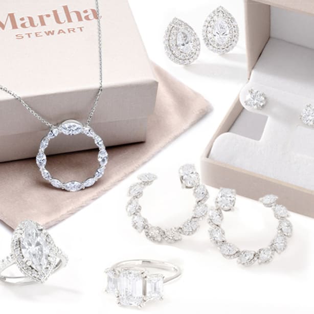 Martha Stewart Diamond Jewelry In Sterling Silver