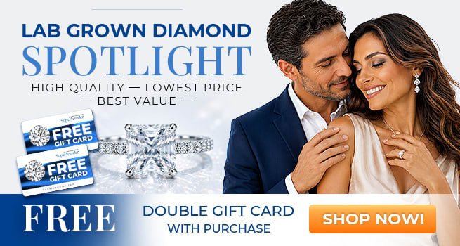 Lab Grown Diamond Spotlight - High Quality - Lowest Price - Best Value - Free Double Gift Card with purchase - Shop Now!