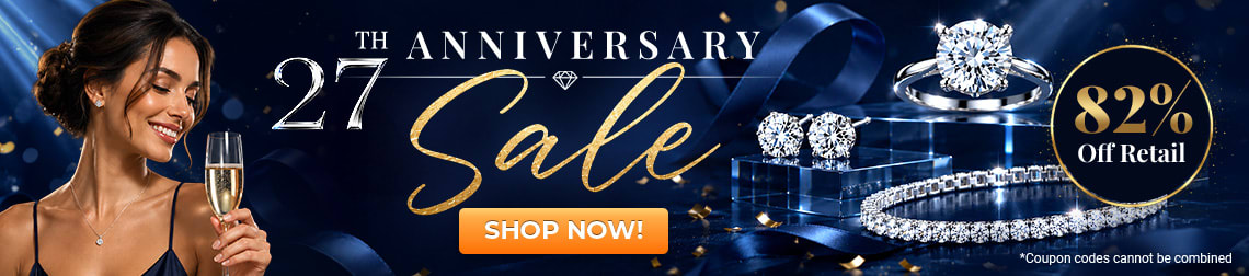 27th Anniversary Sale - 82% Off Retail - Shop Now!