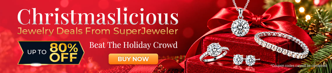 Christmaslicious Jewelry Deals From SuperJeweler - Beat the Holiday Crowd - Up to 80% Off - Buy Now!