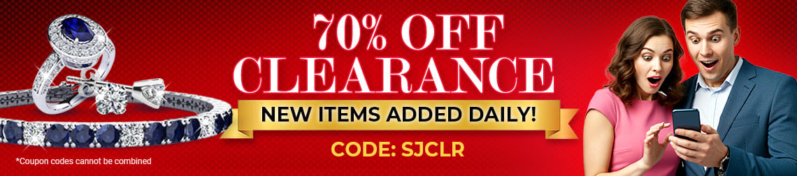 Clearance Sale - Beautiful Jewelry At Below Scrap Value - 70% Off Sale Prices - Code: SJCLR - Shop Now!