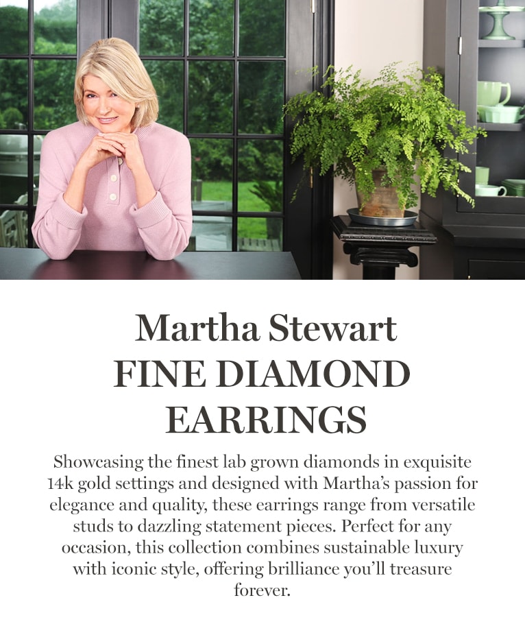 Martha Stewart Fine Diamond Earrings