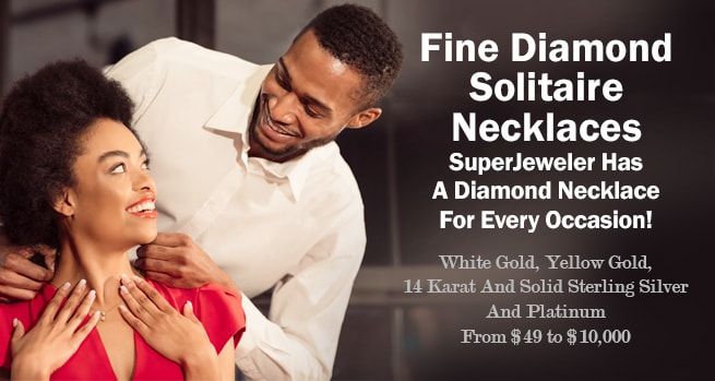 Fine Diamond Solitaire Necklaces - SuperJeweler Has A Diamond Necklace For Every Occasion!