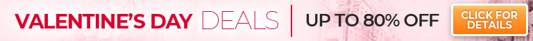 Valentine's Day Deals - Up to 80% Off MSRP - Guaranteed Valentines Day Delivery - Shop Now!