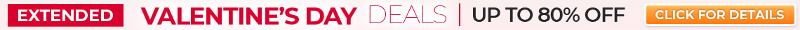 Extended Valentine's Day Deals - Up to 80% Off MSRP - Guaranteed Valentines Day Delivery - Shop Now!