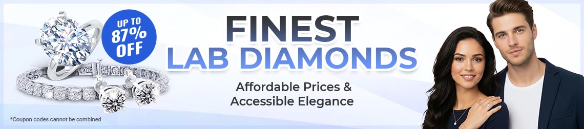 Finest  Lab Diamonds - Affordable Prices & Accessible Elegance - Up to 87% Off - Shop Now!