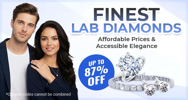 Finest  Lab Diamonds - Affordable Prices & Accessible Elegance - Up to 87% Off - Shop Now!