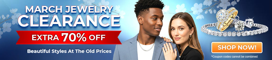 March Jewelry Clearance - Extra 70% Off - Beautiful styles at the old prices - Shop Now!