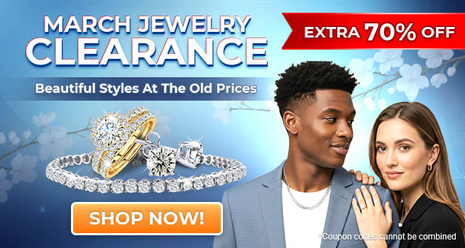 March Jewelry Clearance - Extra 70% Off - Beautiful styles at the old prices - Shop Now!