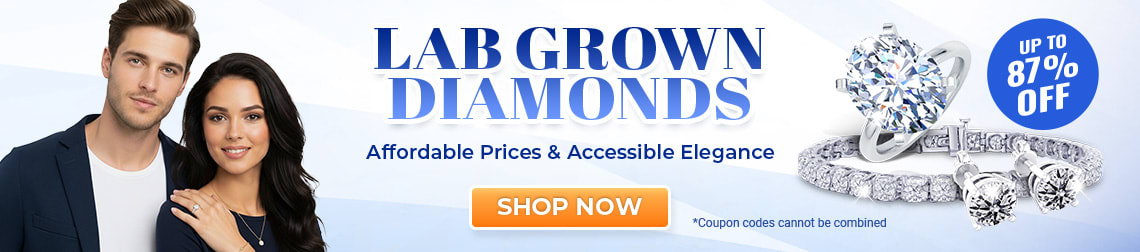 Lab Grown Diamonds - Affordable prices & accessible elegance- Up to 87% Off - Shop Now!