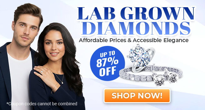 Lab Grown Diamonds - Affordable prices & accessible elegance- Up to 87% Off - Shop Now!