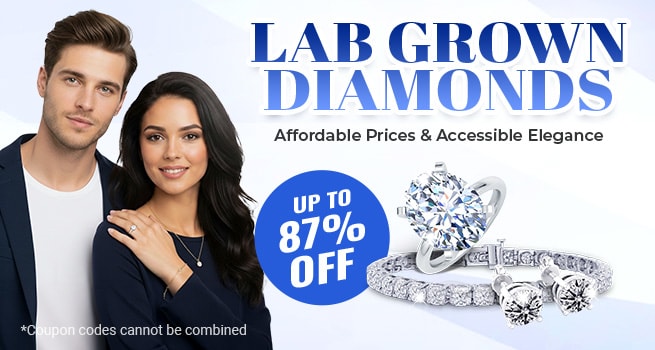 Lab Grown Diamonds - Affordable Prices & Accessible Elegance - Up to 87% Off - Shop Now!