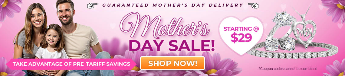 Guaranteed Mother’s Day Delivery – Shop Pre-Tariff Prices Now! Thousands of Beautiful Gifts Starting at Just $29 Use Code: SJMom Shop Now!