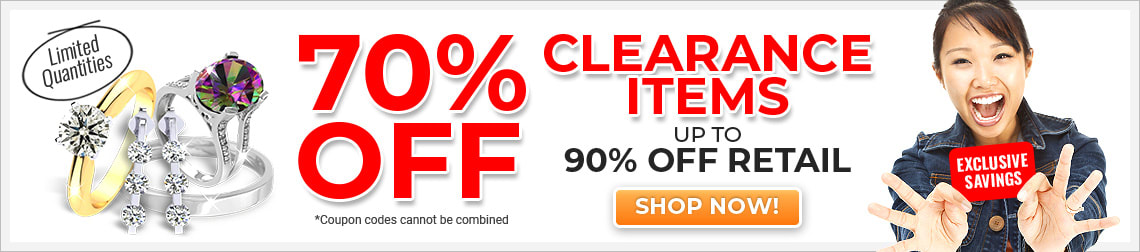 70 percent off clearance items - Up to 90 percent off retail - Limited Quantities - Code: SJCLR - Shop Now!