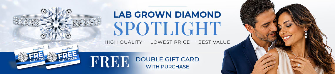 Lab Grown Diamonds For Summer - Save upto 80% Off Retail - Best Deals at SuperJeweler - Shop Now!
