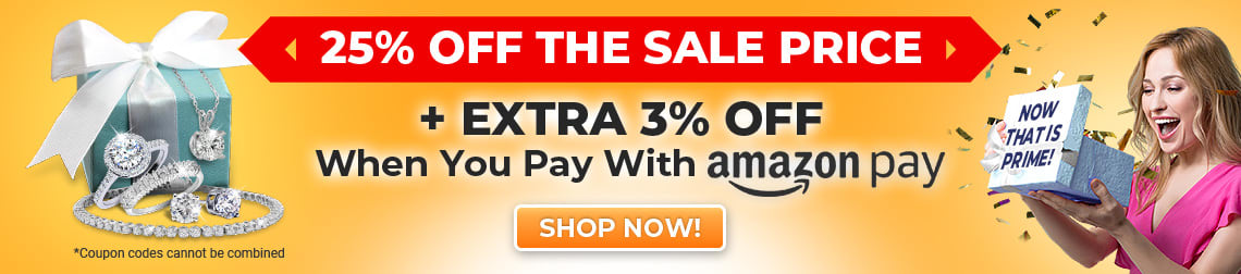 Extra 25% Off The Sale Price! Get Extra 3% Off when you Pay With Amazon Pay. Now THAT IS PRIME! Code: AZ25 - Shop Now! 