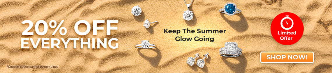 Save 20% on all jewelry! Limited-time offer - 'Keep The Summer Glow Going' - Code: SJ20 - Shop Now!