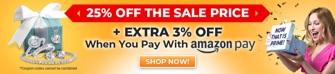 Extra 25% Off The Sale Price! Get Extra 3% Off when you Pay With Amazon Pay. Now THAT IS PRIME! Code: AZ25 - Shop Now!