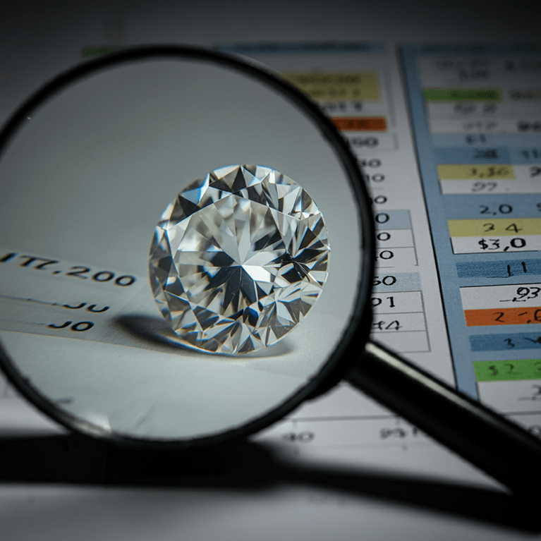 Lab-grown diamond ring with competitive pricing at SuperJeweler