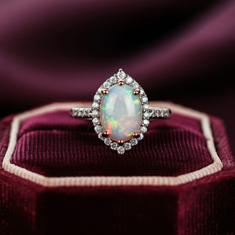 Opal Rings
