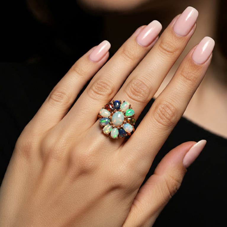 Opal Rings