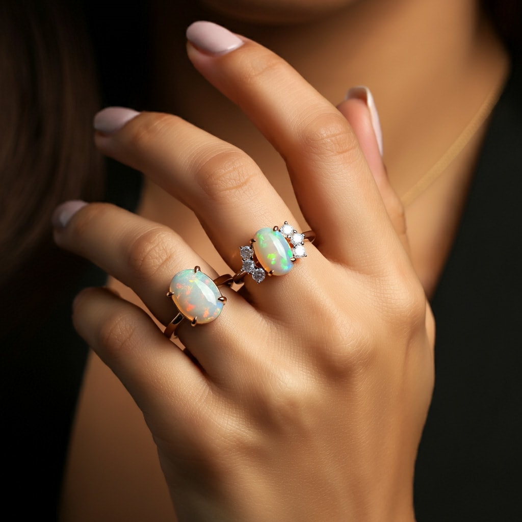 Opal Rings