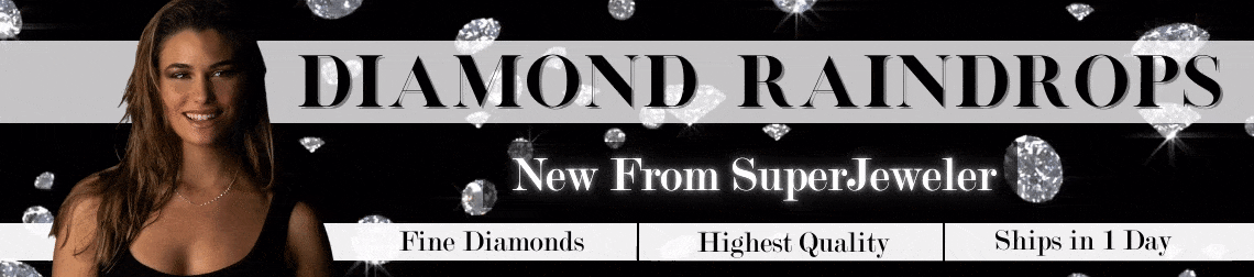 Diamond Raindrops - New from SuperJeweler - Fine Diamonds - Highest Quality - Ships in 1 Day